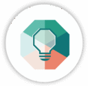 Logo avec rond blanc